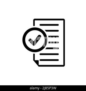 Inspection line icon in simple design on a white background Stock Vector