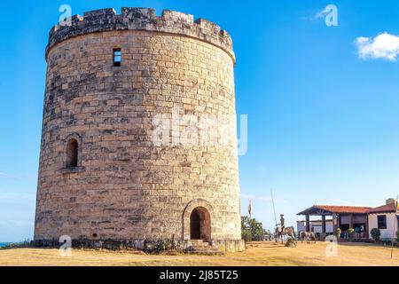 Colonial Fort, El Meson del Quijote, Varadero, Cuba Stock Photo