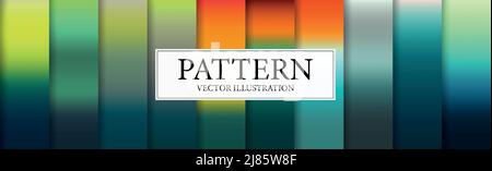 Set of 10 different gradient texture backgrounds - Vector illustration Stock Vector