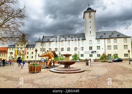 Germany Bavaria Romantic Road. Bad Mergentheim. Deutschordensschloss Castle Stock Photo