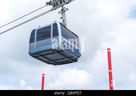 Inauguration of the Teleo, the new urban cable car of Toulouse Metropole, the longest in France. Toulouse, France on May 13, 2022. Photo by Patricia Huchot-Boissier/ABACAPRESS.COM Stock Photo