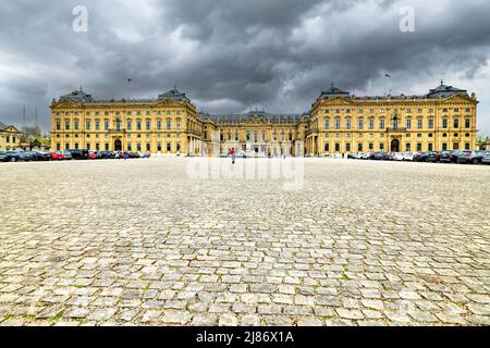 Germany Bavaria Romantic Road. Wurzburg. The Residenz Stock Photo