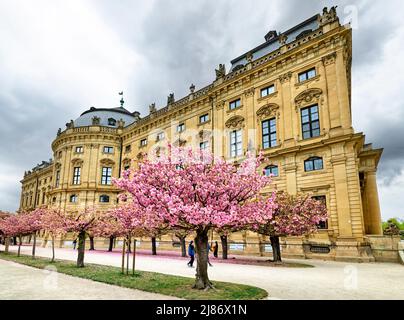 Germany Bavaria Romantic Road. Wurzburg. The Residence Residenz Stock Photo