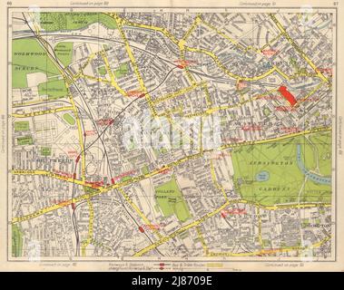 NOTTING HILL SHEPHERDS BUSH Kensington White City Holland Park, 1903 ...