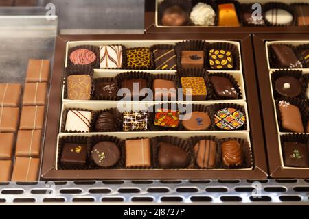 Chocolate Museum (Museu de la Xocolata), Barcelona, Catalonia, Spain Stock Photo