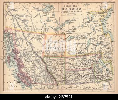 Canada Western Provinces. British Columbia Alberta SK MB. BARTHOLOMEW ...