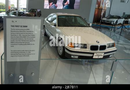 BMW Zentrum Museum in Greer South Carolina Stock Photo