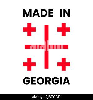 Made in Georgia stamp Stock Vector