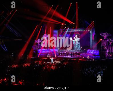 Rotterdam, Netherlands. 13th May, 2022. 2022-05-13 20:46:19 ROTTERDAM - Tania Kross during Best Singers Live. ANP RAMON VAN FLYMEN netherlands out - belgium out Credit: ANP/Alamy Live News Stock Photo