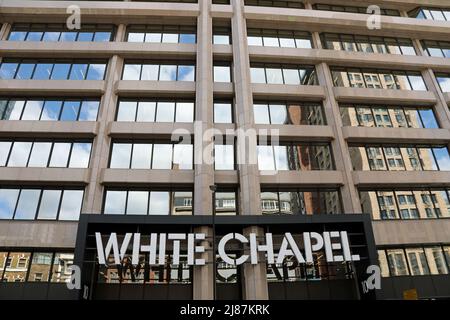 White Chapel office building in the London Borough of Tower Hamlets Stock Photo