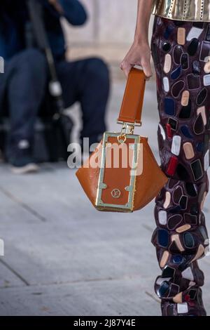 Details on the runway at the Louis Vuitton fashion show fashion show at the Salk Institute for Biological Studies in San Diego CA on May 12 2022 2022. (Photo by Jonas Gustavsson/Sipa USA) Stock Photo
