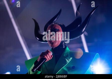 May. 13th 2022. Zagreb, Croatia -The famous British singer Skin with her band, Skunk Anansie, performing a live concert Stock Photo