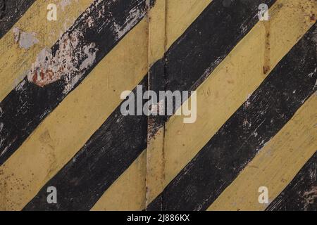Black and yellow lines on a background grunge old Stock Photo