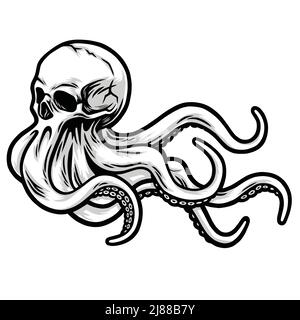 Premium Vector  Octopus tentacle illustration