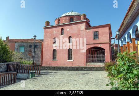 Halil Bey mosque in Kavala city, Macedonia, Greece. Stock Photo
