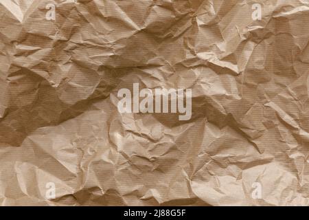Recycled paper craft stick on white background. Stock Photo