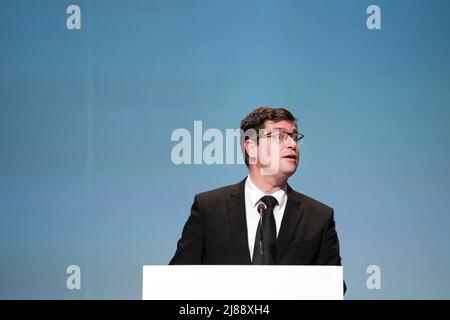 Newgein, Netherlands. 14th May, 2022. 2022-05-14 12:30:11 NEWGEIN - Reverend Maarten Klaassen during a party day of the SGP. ANP JEROEN JUMELET netherlands out - belgium out Credit: ANP/Alamy Live News Stock Photo