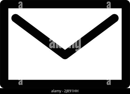 Icons for emails used in business and correspondence. Editable vector. Stock Vector