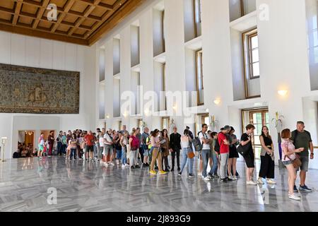Prague, Czech Republic. 14th May, 2022. Open house at Prague Castle on occasion of opening of summer tourist season, Prague, Czech Republic, on Saturday, May 14, 2022. Credit: Vit Simanek/CTK Photo/Alamy Live News Stock Photo