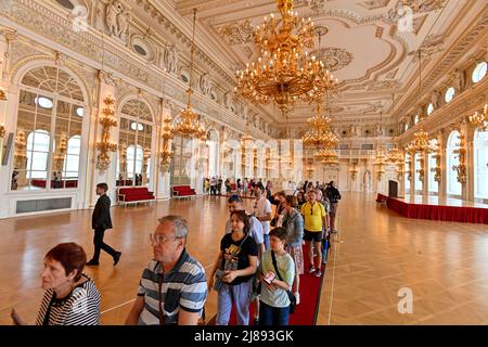Prague, Czech Republic. 14th May, 2022. Open house at Prague Castle on occasion of opening of summer tourist season, Prague, Czech Republic, on Saturday, May 14, 2022. Credit: Vit Simanek/CTK Photo/Alamy Live News Stock Photo