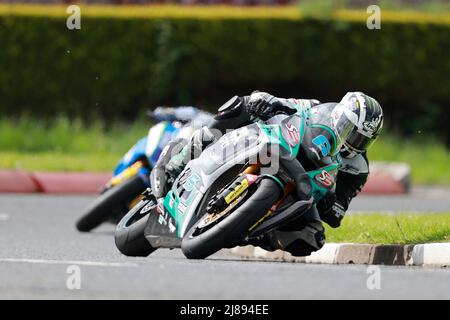 Portrush, Antrim, Northern Ireland. 14th May, 2022. fonaCAB Nicholl Oils NorthWest 200 Races; Michael Dunlop (MD Racing Carl Cox Motorsport Yamaha)takes third place in the SuperSport race Credit: Action Plus Sports/Alamy Live News Stock Photo