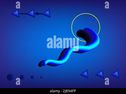 Abstract background line shape element graphic design wallpaper backdrop vector illustration Stock Vector