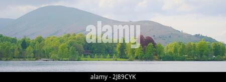 Loch Lomond during the summer in the evening Stock Photo