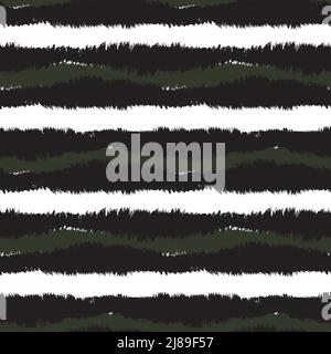 Abstract Brush Fur Seamless Pattern - Abstract Brush fur pattern design for fashion textiles, homeware, graphics, backgrounds Stock Vector