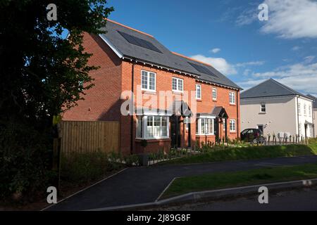 New Housing, Devon, UK Stock Photo