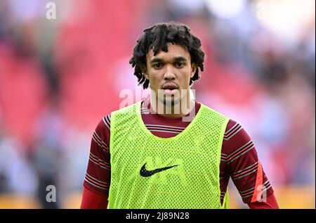 London, UK. 14th May, 2022. Trent Alexander-Arnold (Liverpool) during the FA Cup Final match between Chelsea and Liverpool at Wembley Stadium on May 14th 2022 in London, England. (Photo by Garry Bowden/phcimages.com) Credit: PHC Images/Alamy Live News Stock Photo