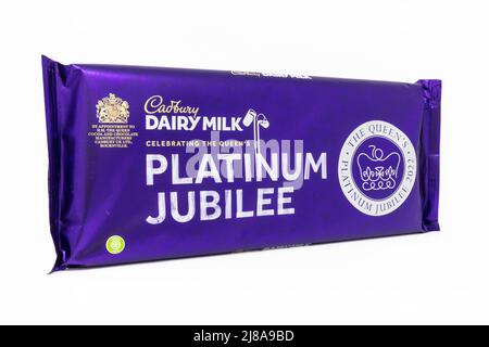 Cadbury Dairy Milk Platinum Jubilee Bar Stock Photo