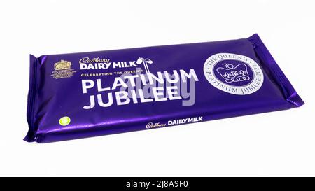 Cadbury Dairy Milk Platinum Jubilee Bar Stock Photo
