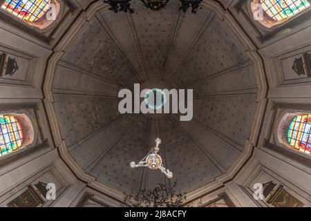 Scherpenheuvel, Flemish Brabant Region, Belgium - 04 11 2022 - Arched dome of the basilica Stock Photo