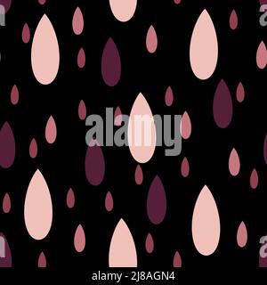 Kids seamless water drops pattern for fabrics and textiles and linens and gifts and wrapping paper Stock Photo