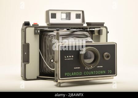 Polaroid Land Camera Countdown 70 Stock Photo