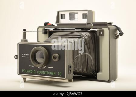 Polaroid Land Camera Countdown 70 Stock Photo
