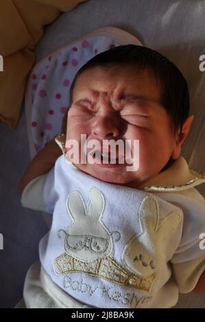 Bebé Llorando Stock Photo