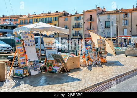 Saint-Tropez village on the French Riviera