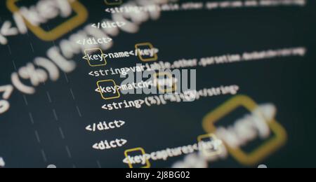 Illustration of code written in binary number system Stock Photo - Alamy