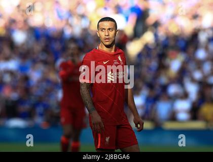 14th May 2022 ; Wembley Stadium, London England; FA Cup Final, Chelsea versus Liverpool: Thiago Alcantara of Liverpool Stock Photo