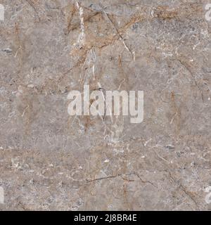 Marble texture with light grey tone. Seamless square background, tile ready. Stock Photo