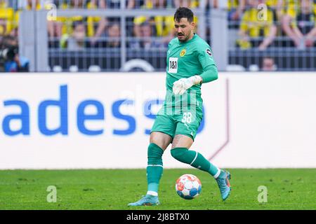 DORTMUND, GERMANY - MAY 14: Goalkeeper Roman Burki of Borussia Dortmund during the 1. Bundesliga  match between Borussia Dortmund and Hertha BSC at the Signal Iduna Park on May 14, 2022 in Dortmund, Germany (Photo by Joris Verwijst/Orange Pictures) Stock Photo