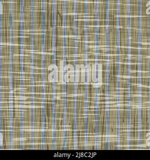 Vector neutral watercolor effect plaid pattern background. Cloth textured backdrop. Seamless pattern. Hand drawn brush painted intersecting blended Stock Vector