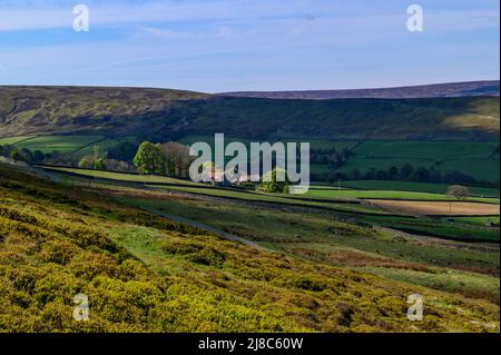 Westerdale from Castleton Rigg, North York Moors national park Stock Photo