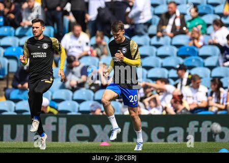 Solly March #20 of Brighton & Hove Albion during the pre-game warmup