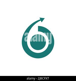 Logistic arrow, delivery icon. Modern transport logo Stock Vector