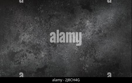 Abstract dakr concrete wall texture. Black grunge background. Stock Photo