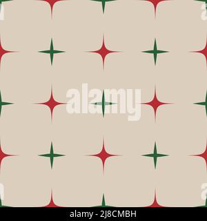 Abstract shapes modern seamless pattern. Fabric and cover surface pattern design. Stock Vector