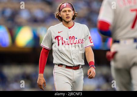 Philadelphia Phillies first baseman Alec Bohm in action during a baseball  game against the Boston Red Sox, Sunday, May 7, 2023, in Philadelphia. (AP  Photo/Laurence Kesterson Stock Photo - Alamy