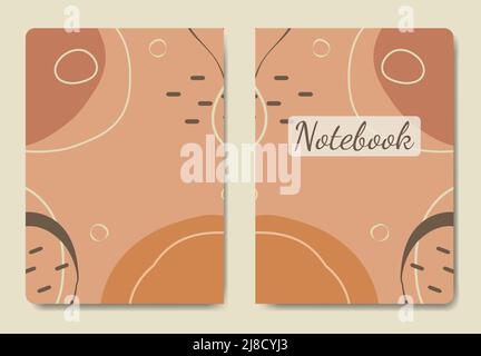 Abstract creative universal artistic template - doodle hand drawn elements Stock Vector